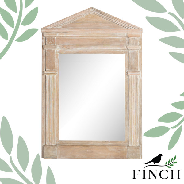 Finch Westport Distressed Wood Hanging Wall Mirror Wayfair